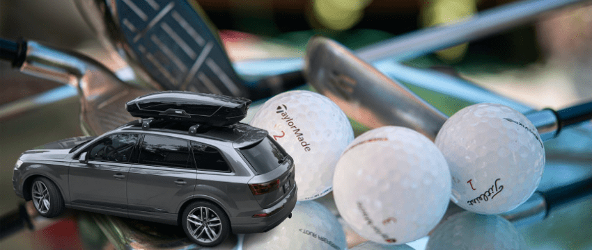 You can put your golf club in a cargo box for easy transportation.