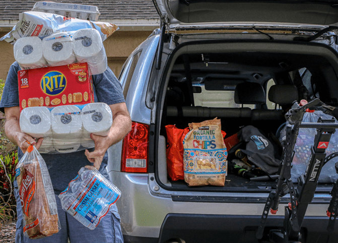 you can have a clear trunk with a roof box.