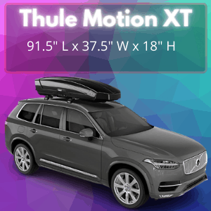Thule Motion XT cargo box is the top pick on the list. It has all the feaetures that maximize the hauling power of your Toyota C-HR.