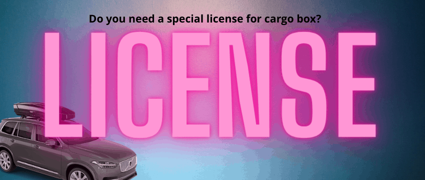 special license for cargo box