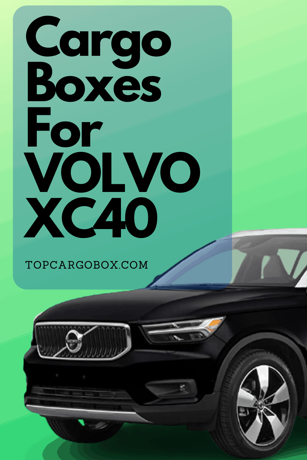 finding roof boxes for Volvo XC40 is easy.