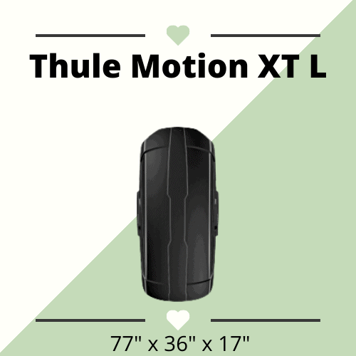 thule motion xt large option cargo box