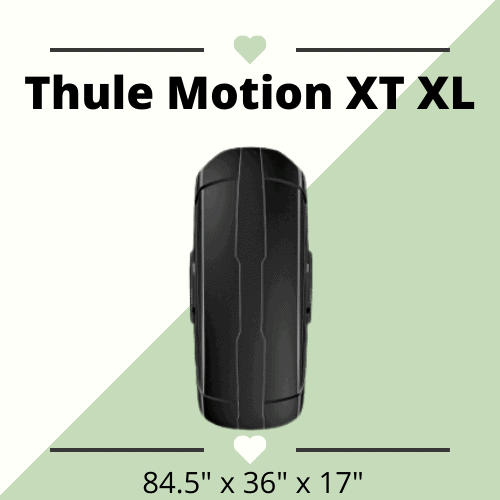thule motion xt extra large option cargo box