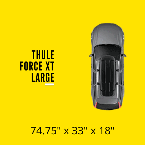 thule force xt cargo box for land rover discovery 4 lr4