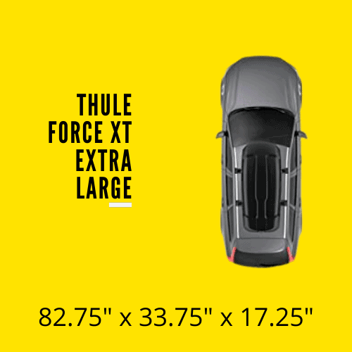 thule force xt large roof box for land rover discovery 4 lr4