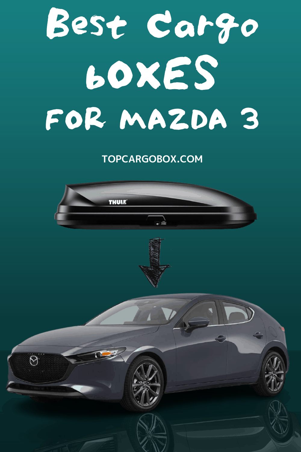a list of 5 best cargo boxes for Mazda 3