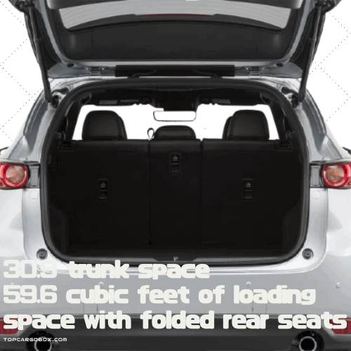 the trunk space (loading space) volume of Mazda CX 5