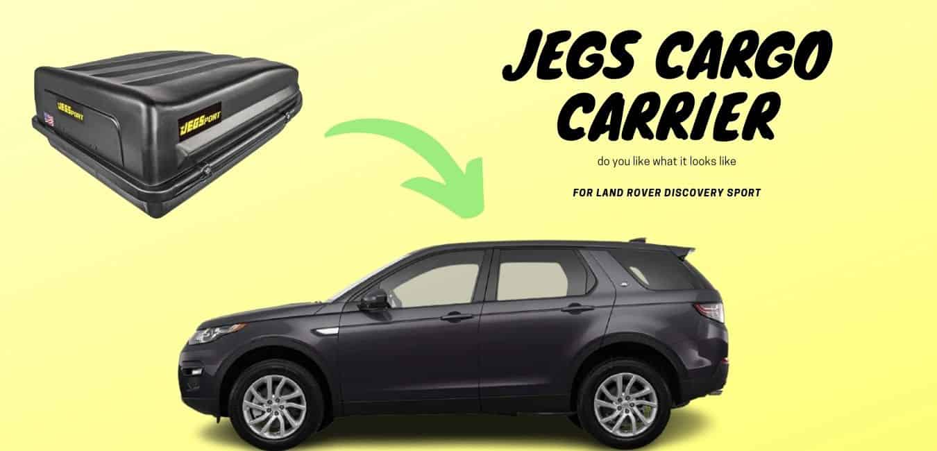 mount a JEGS cargo carrier on top of the land rover discovery sport suv - a look after installation