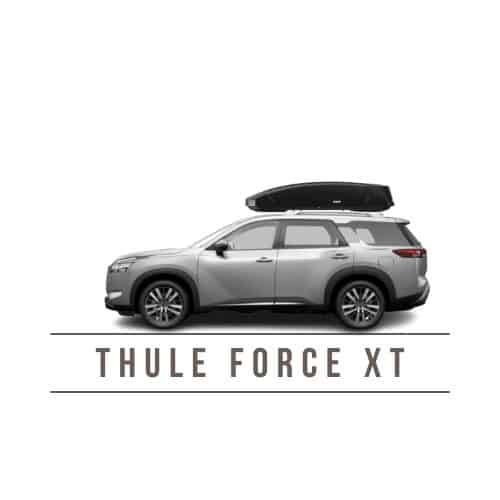 thule force xt xxl cargo box for nissan pathfinder