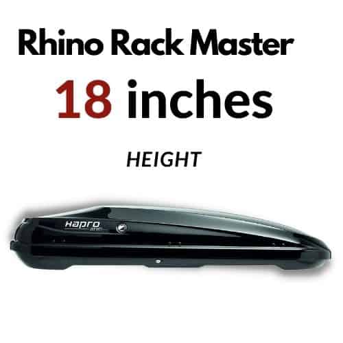 RNINO RACK MASTER thin and skinny low profile roof box