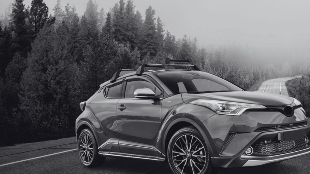 I use snowboard carrier on top of my Toyota CHR but I need to have a pair of crossbars