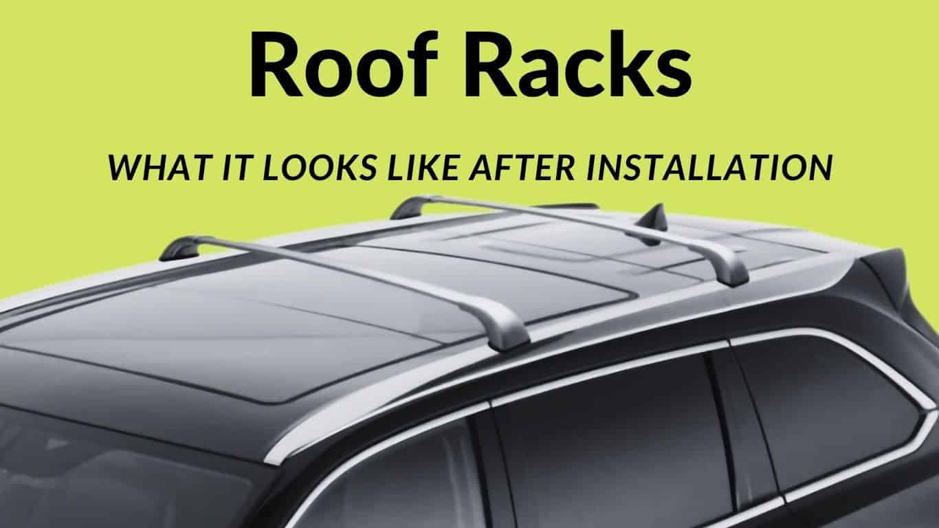 what the roof racks look like after successful installation