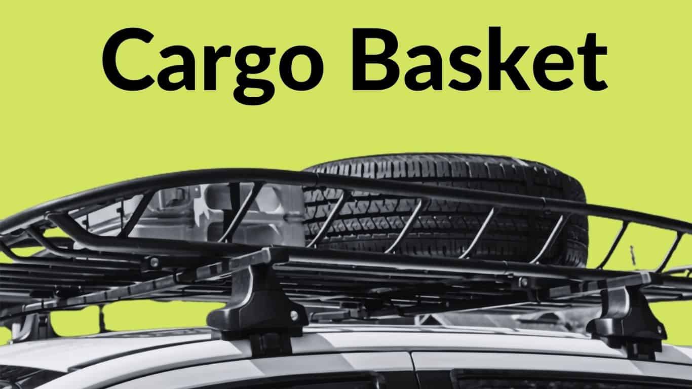 cargo baskets can be installed on the roof racks for transport luggage bags or other belongings.