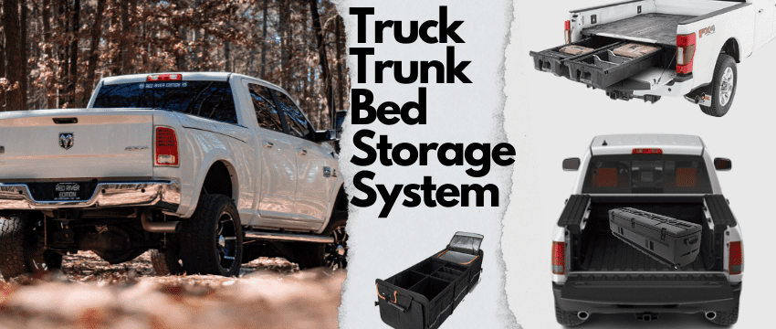 truck trunk storage box for camping hunting fishing outdoor
