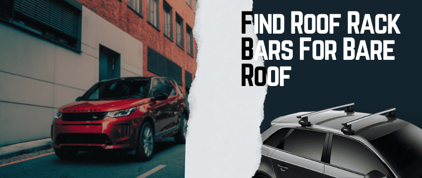 roof rack bars for bare car roof