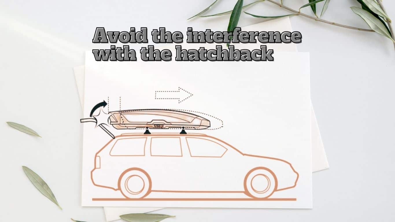 avoid the interference with the hatchback
