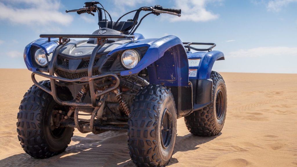 riding your quad or ATV with a cargo carrier