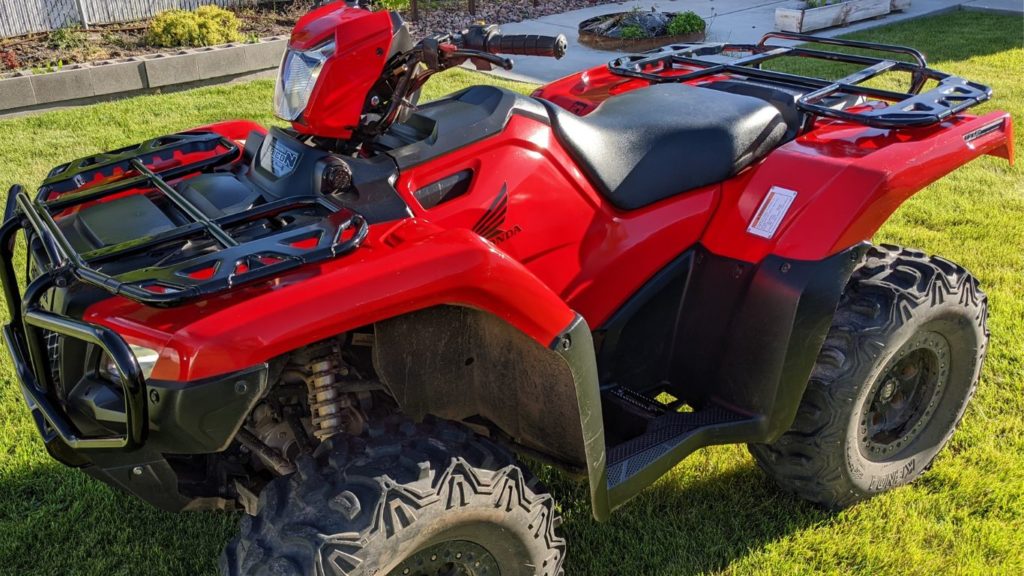 check the hand grips for your ATV
