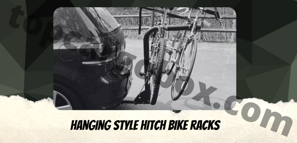 hanging style hitch bike racks