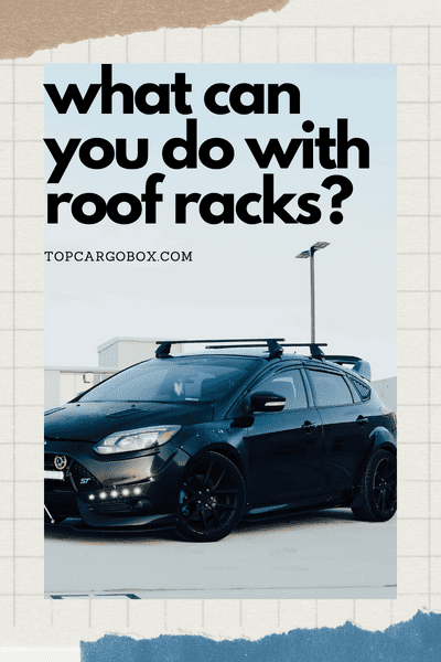 you can use roof racks to load luggage, skis, golf clubs, camping gear, equipment, kayaks, and more.