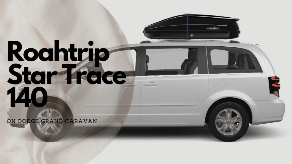 Roahtrip rooftop cargo box on Dodge Grand Caravan