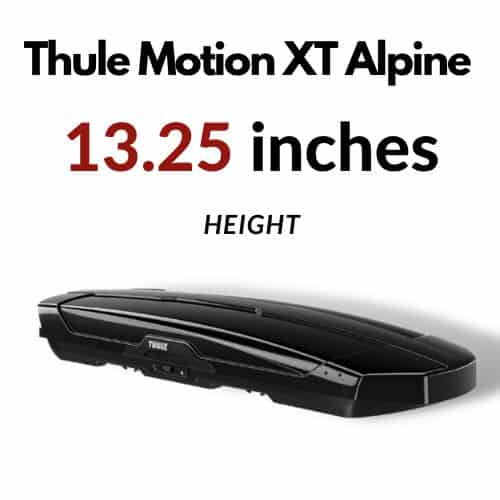 Thule Motion XT alpine skinny low profile cargo box
