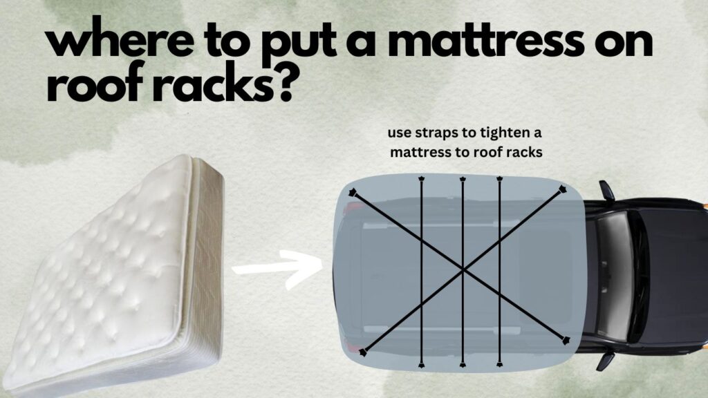 how to tie a mattress on roof racks with Ratchet Straps?