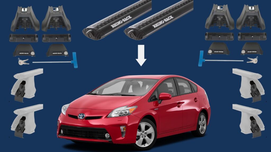 Rhino-Rack Vortex Crossbars or roof racks for Toyota Prius