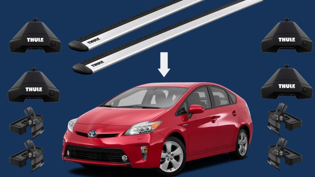 Thule WingBar EVO crossbars or roof racks for Toyota Prius