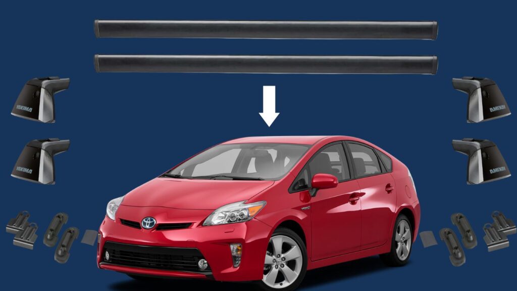 Yakima CoreBar roof racks or crossbars for Toyota Prius