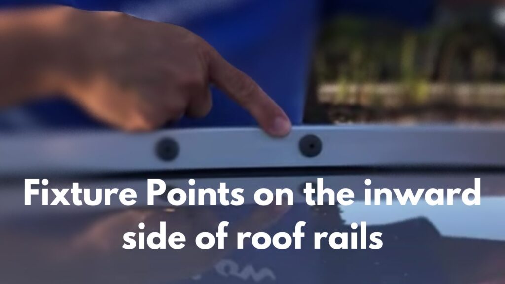 fixture standing points on OEM roof rails