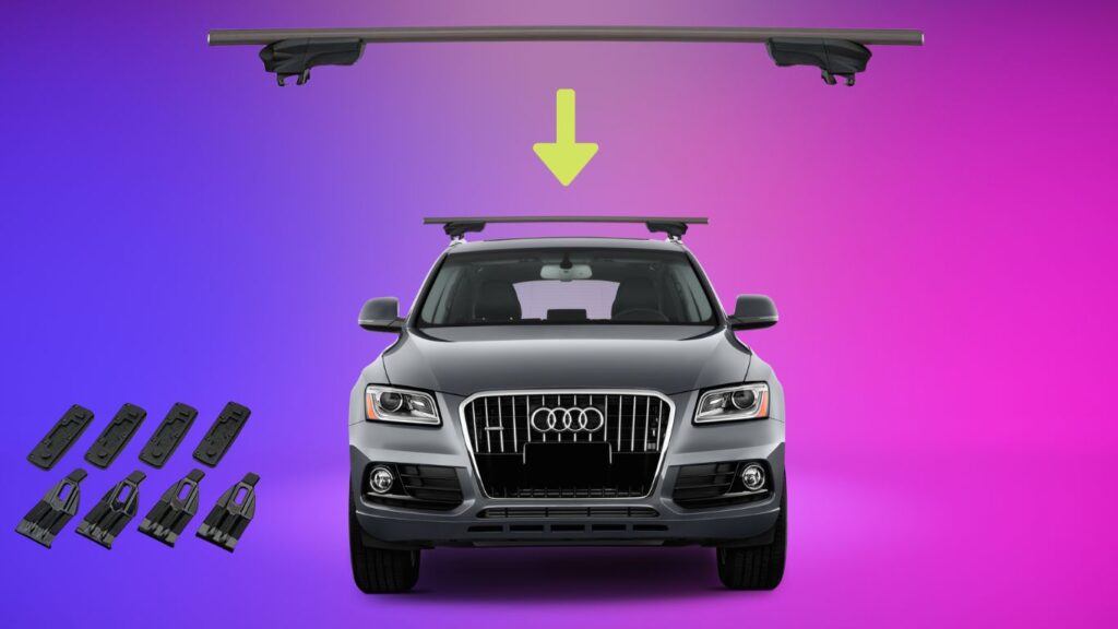 INNO Aero low profile roof racks or crossbars for Audi Q5