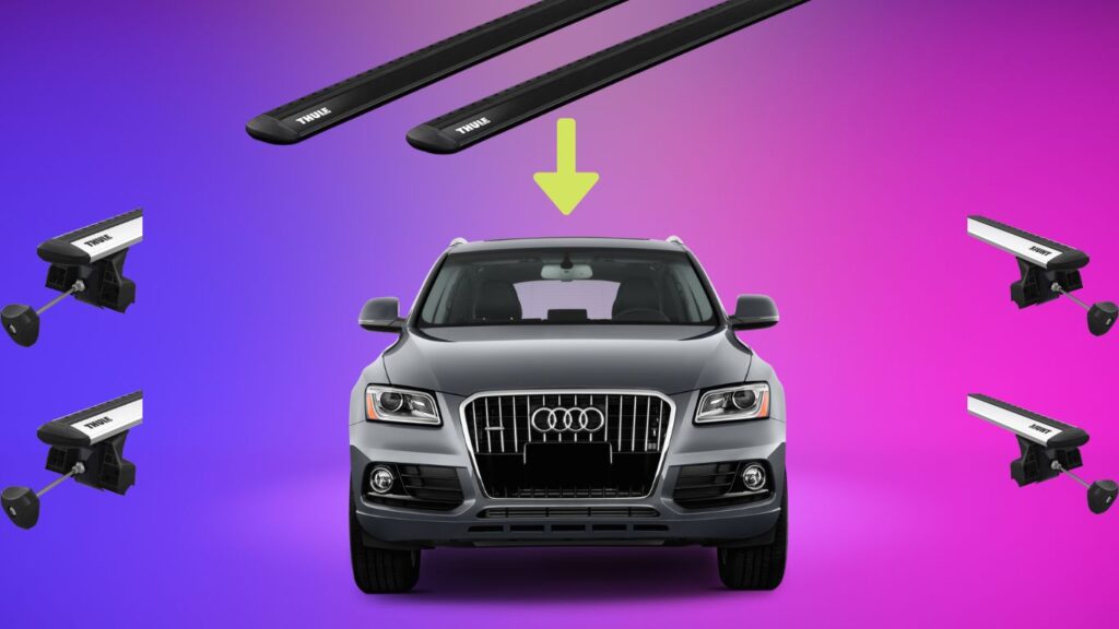 Thule WingBar EVO roof racks or crossbars for Audi Q5