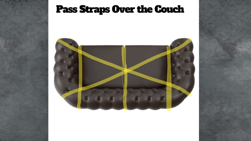 straps on a couch