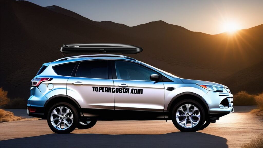 Thule Pulse Alpine cargo carrier on Ford Escape
