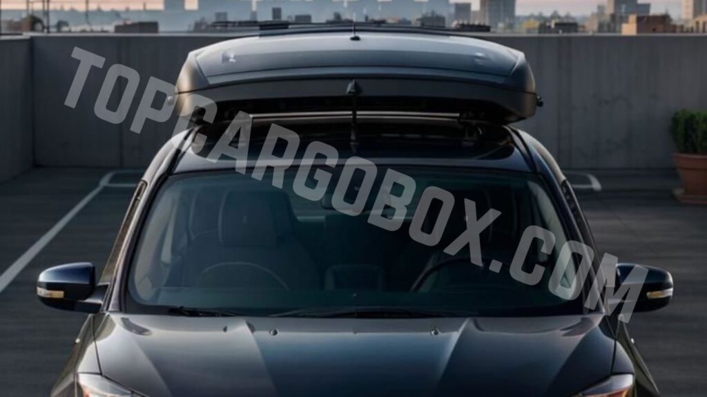 cargo box on the car roof