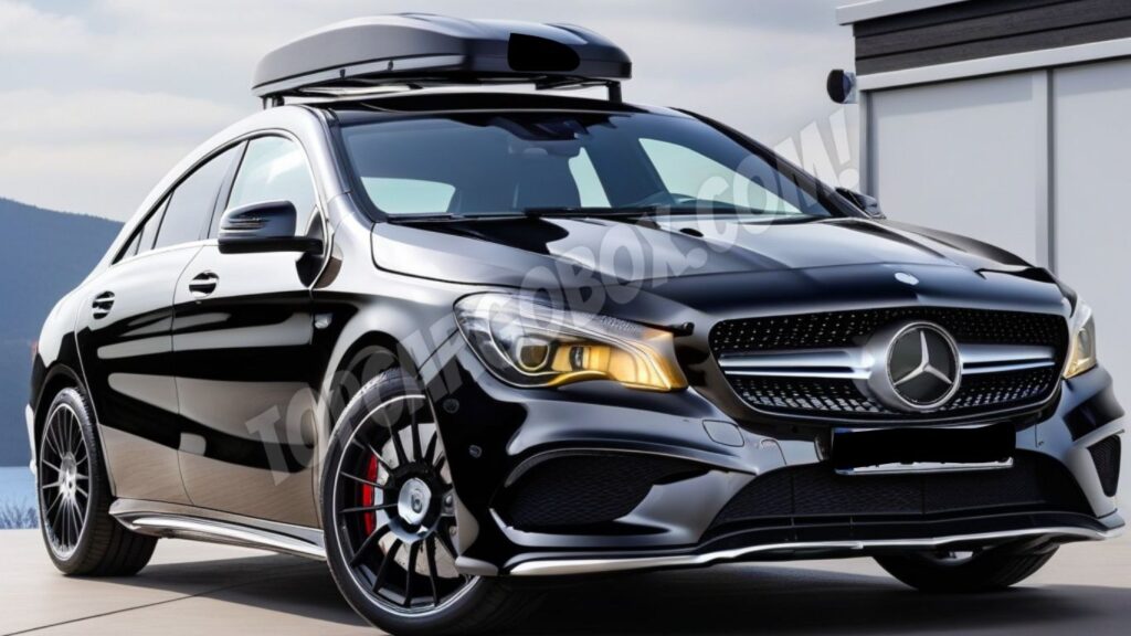 having a low-profile cargo carrier on Mercedes Benz CLA