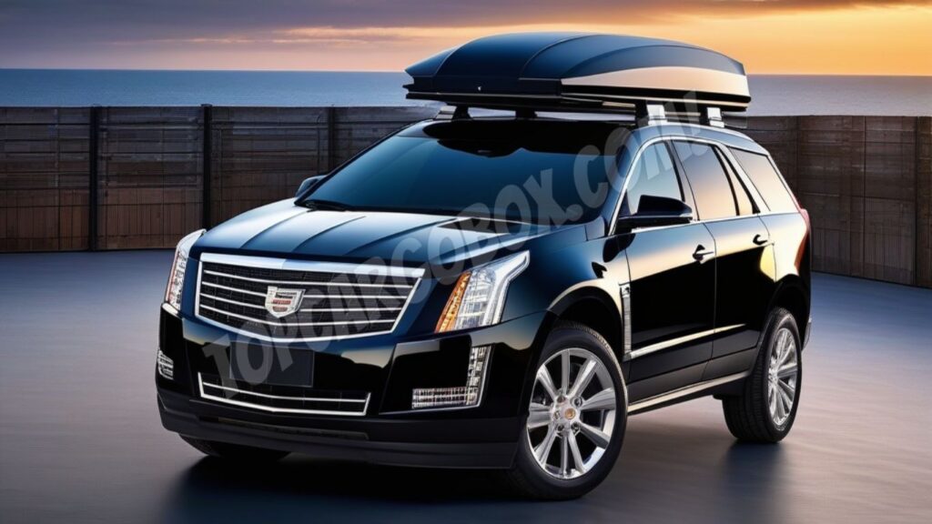 what benefits you get after hvaing a rooftop cargo box on Cadillac cars?