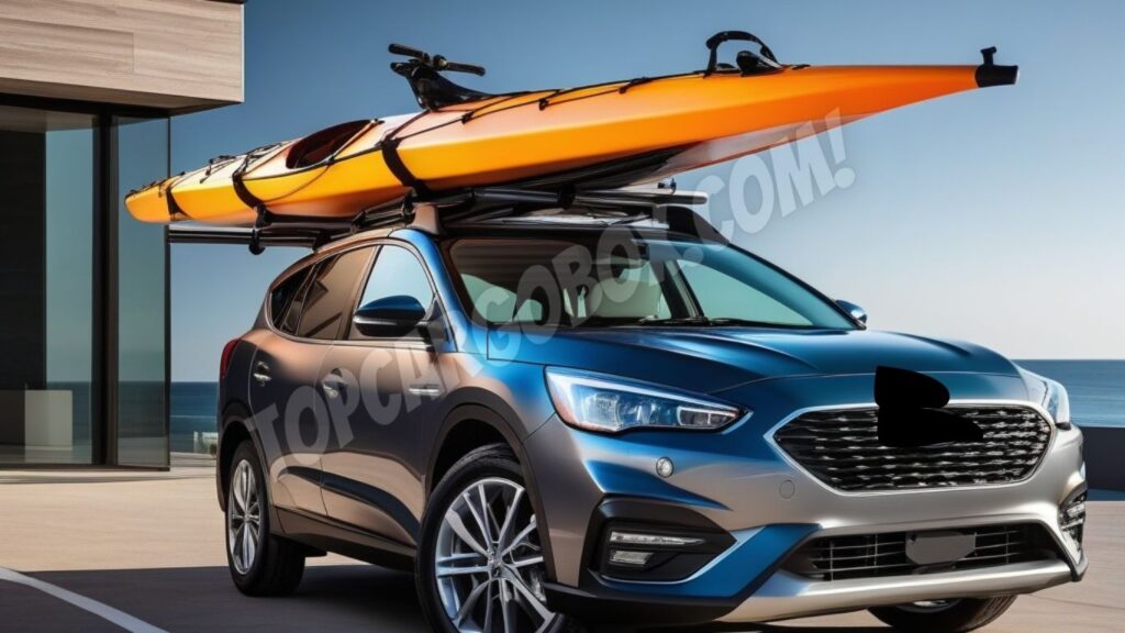 load kayaks on the car roof with kayak carriers