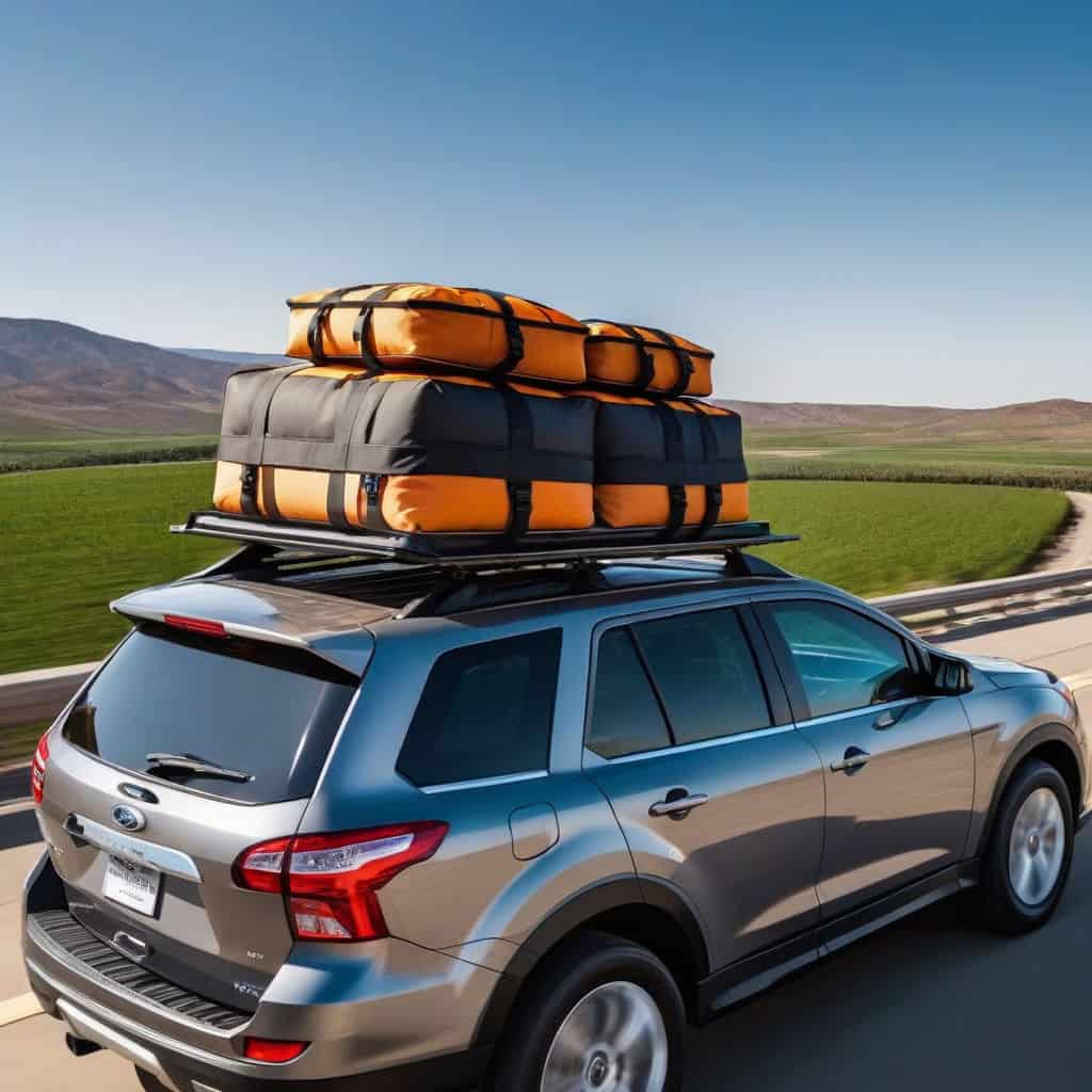 load all you need in a rooftop cargo carrier to maximize the fun during the trip