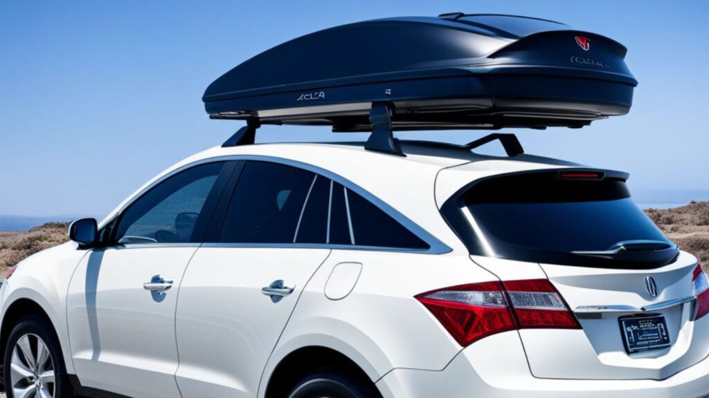 find rooftop cargo boxes for Acura ZDX