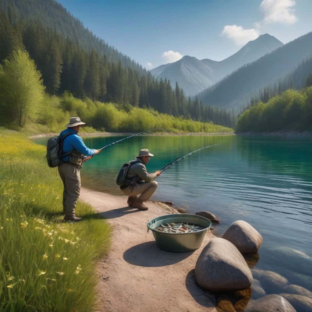 fishing on a spring road trip