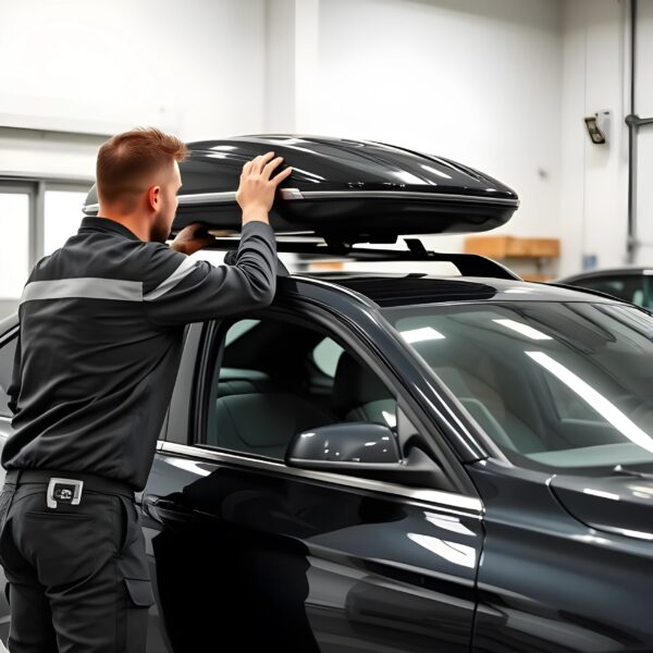 installing Roof-mounted cargo carrier for BMW 3 series