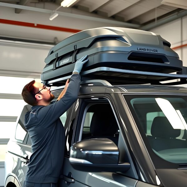 Installing cargo carrier for LandRover Discovery