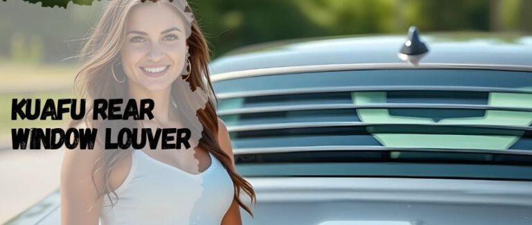 Enhance Your Dodge Challenger’s Style and Functionality with the KUAFU Rear Window Louver