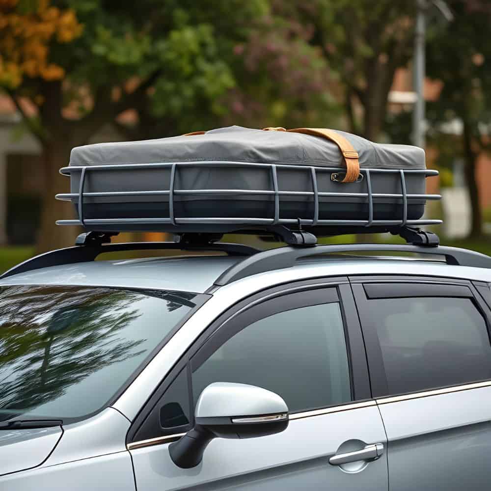 Easy-install universal roof cargo carrier for cars without crossbars