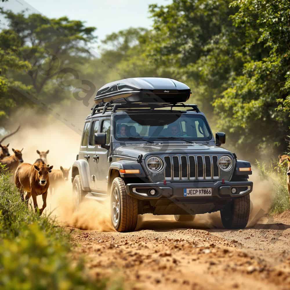 "Weight distribution strategies and structural reinforcements for transforming standard roof boxes into rugged off-road cargo carriers."
