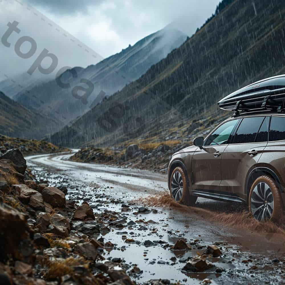 "DIY waterproofing upgrades for roof boxes including marine-grade silicone application and weatherstripping replacements for better storm protection."