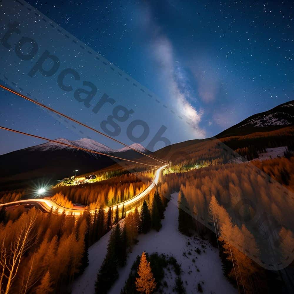 "Coastal stargazing on California’s Pacific Coast Highway with Big Sur’s dramatic cliffs and clear night skies."