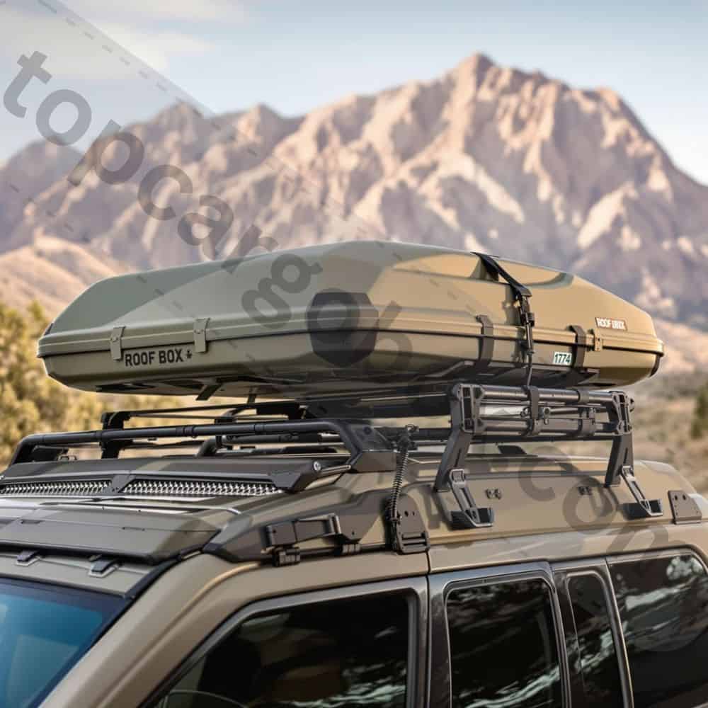 Properly installed roof boxes improve storage on military surplus rigs while maintaining their tough, tactical look.